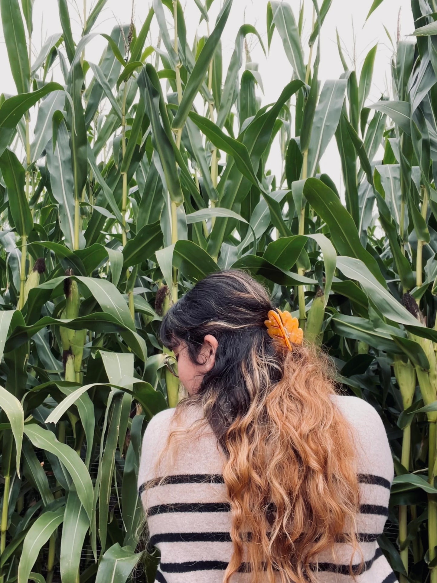 Autumn Leaf Hair Claw Clip