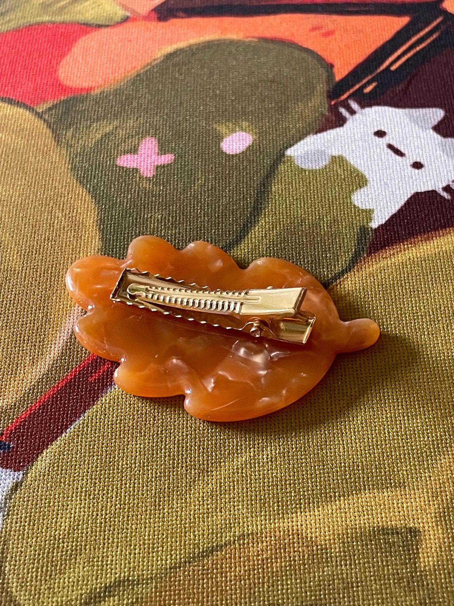 Autumn Leaf Hair Barrette