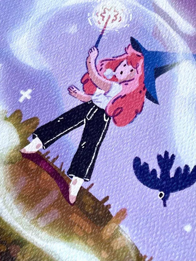 Wizarding Practice Art Print 8x10