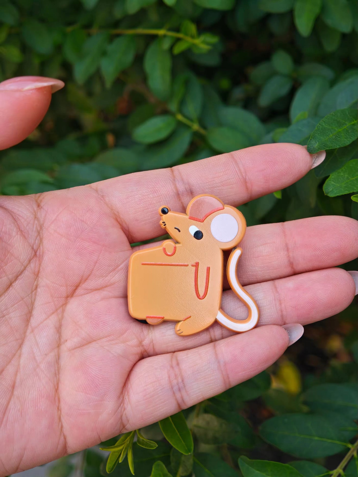 Cheese Rat Enamel Pin