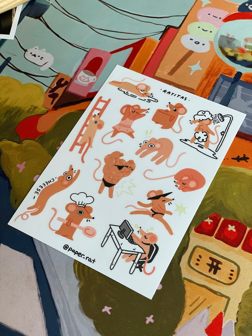 Ratitas Sticker Sheet