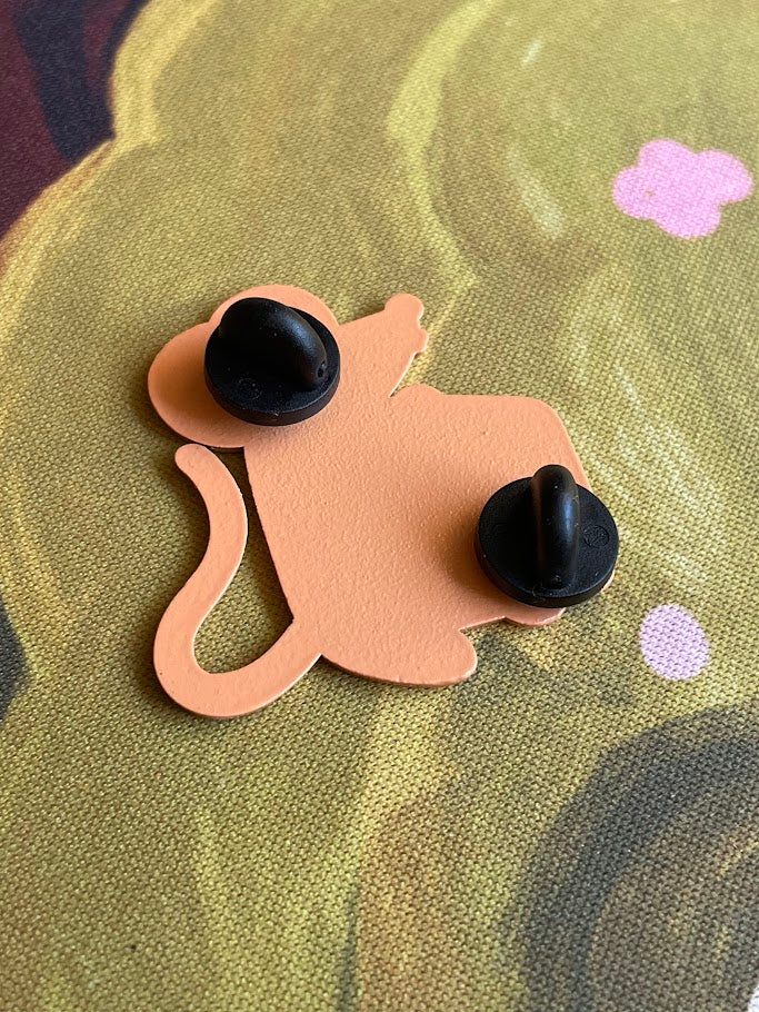 Cheese Rat Enamel Pin