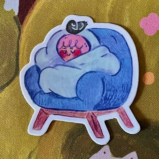 Cozy Hazel Sticker