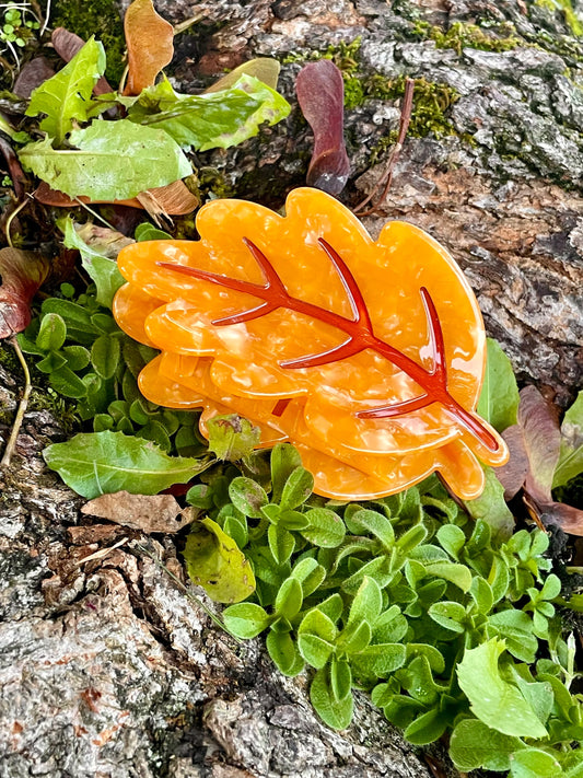 Autumn Leaf Hair Claw Clip