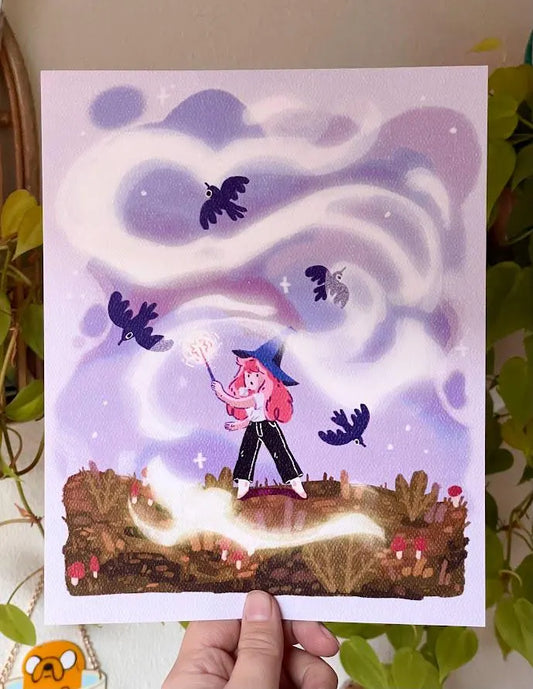 Wizarding Practice Art Print 8x10