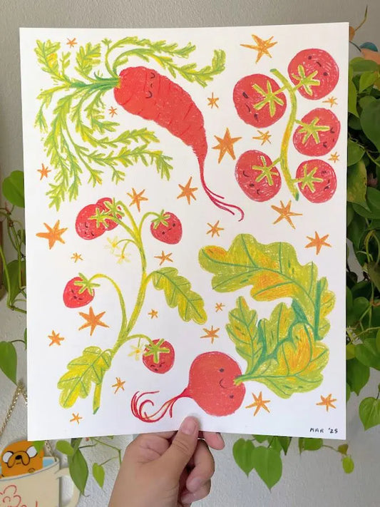 Veggies Art Print