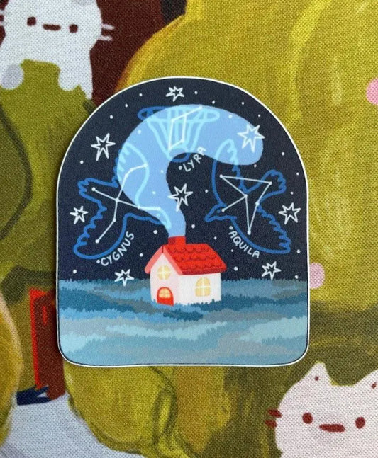 The Summer Triangle Constellations Sticker