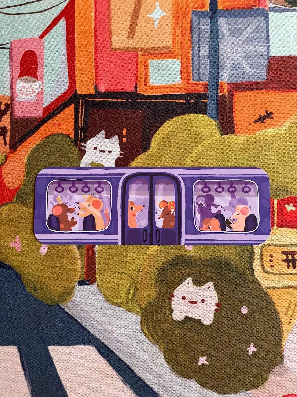 Subway Rats Bookmark | Reading Accessories